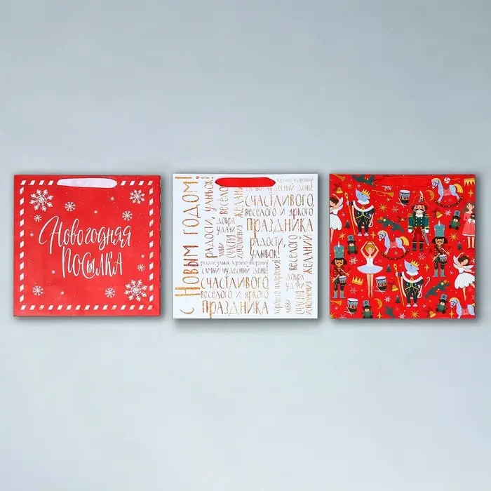 Набор пакетов ламинированных &laquo;Снежного Нового года&raquo;