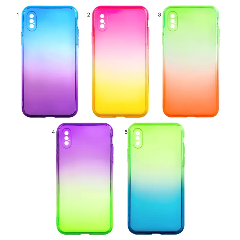 Чехол iPh XS Max Rainbow