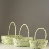 Набор корзин, 3шт., 44х33х14х40CM,38х28х12.5х35CM32х23х11х30CM,лоза