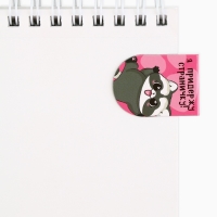 Закладки магнитные для книг, 8 шт "Еноты и котики"