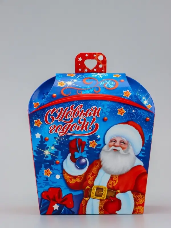 Коробка Новогодняя подарочная "Новый год" 17 х 19 х 9,5 см