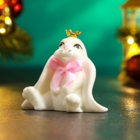 Фигурное мыло "Милый зайчик" белый, 95гр