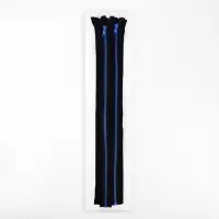 Молния &laquo;Трактор&raquo;, №5, разъёмная, замок автомат, 50 см, чёрная, синяя