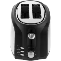 Электрический тостер Postre, серебристо-черный