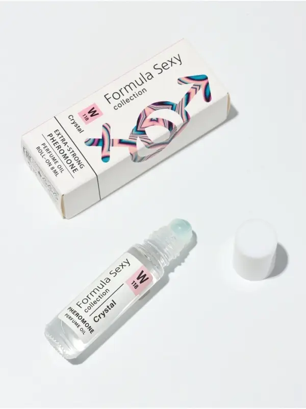 Парфюмерное масло женское с феромонами Formula Sexy Collection Crystal W118, 8 мл