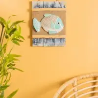 Панно плетеное "Рыбка", 24х4х55 см