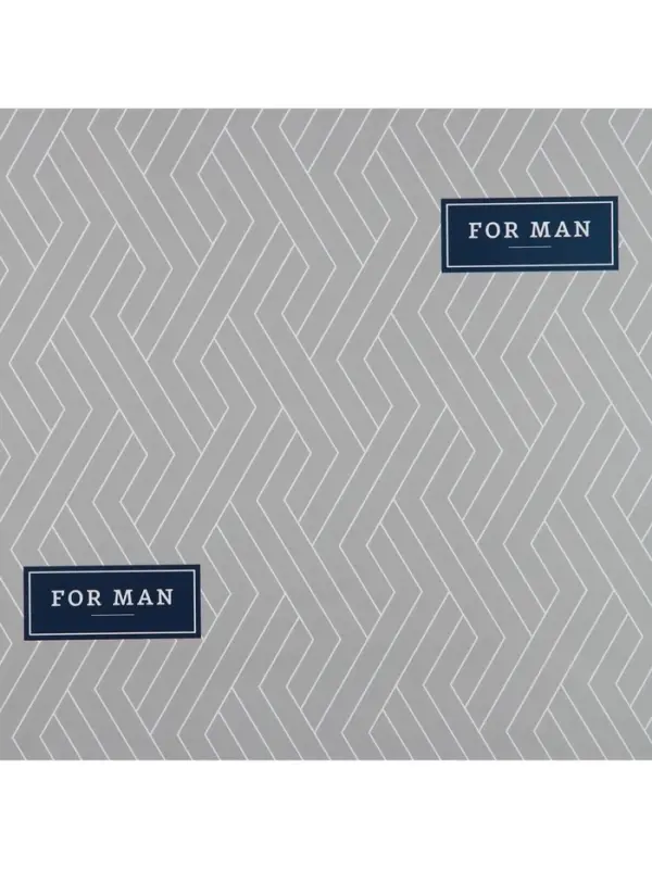 Бумага упаковочная глянцевая двухсторонняя &laquo;For man&raquo;, 70 х 100 см