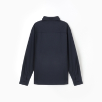 Рубашка для мальчика MINAKU: School Collection, тёмно-синяя, рост 152 см