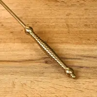 Гаситель для свечей "Спираль" латунь 28 см