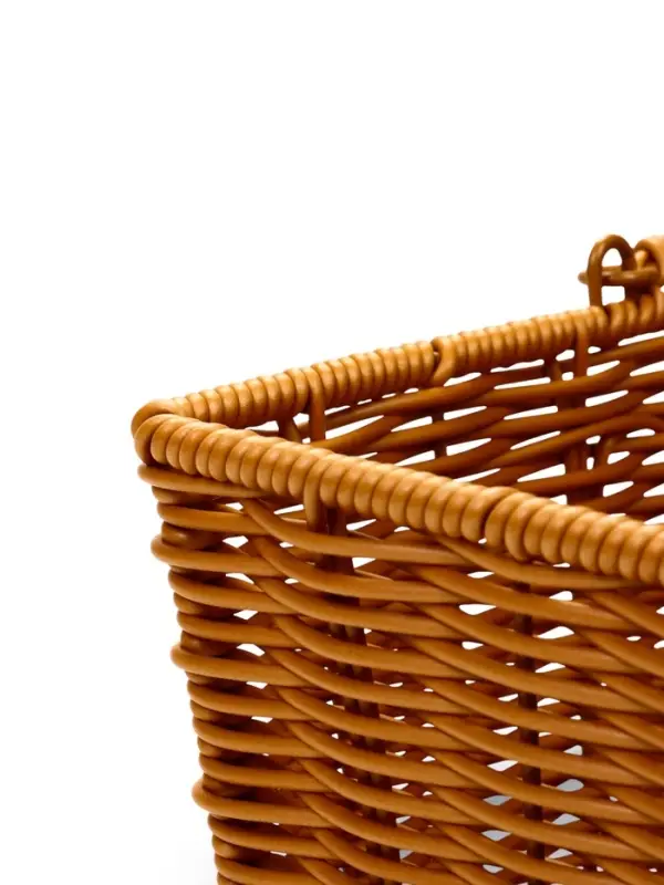 Набор корзин 2 шт 23х11х13  26х17х15 см ручка h=18/18 см металл каркас