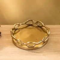 Подсвечник "Цепи" алюминий 16,5х16,5х20 см