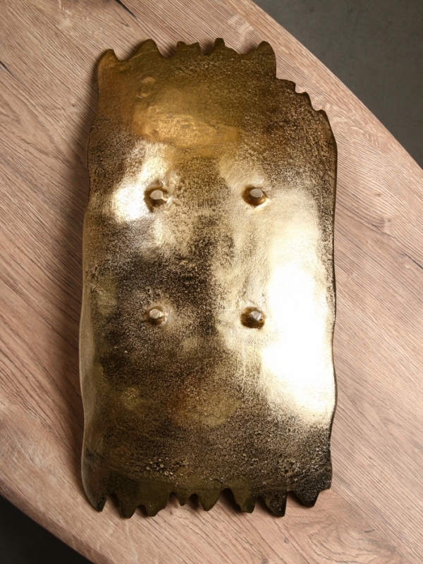 Блюдо сервировочное "Арт" 49х25х8 см, алюминий