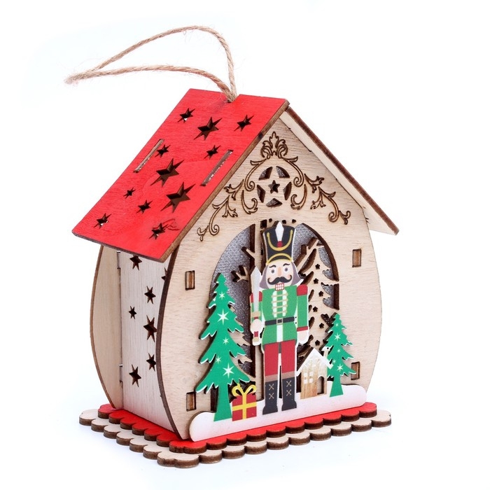 Новогодний декор с подсветкой &laquo;Щелкунчик&raquo; 9 &times; 7 &times; 11 см