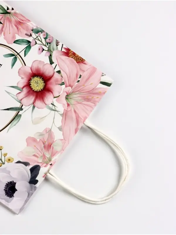 Пакет подарочный крафт, &laquo;Самой прекрасной&raquo;, 21&times;11&times;27 см