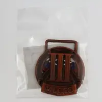 Медаль призовая бронза, d=3.5 см, 2 место, без ленты