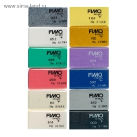 Набор пластика - полимерная глина, Effect, 12 цветов по 25 г Набор пластика - полимерная глина, Effect, 12 цветов по 25 г