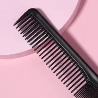 Расчёска комбинированная, 18&times;3 (&plusmn;1) см, чёрная