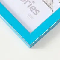 Фоторамка пластик "Акварель" 15х21 см, лазурный(пластиковый экран) 10559053