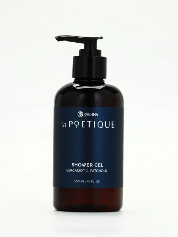 Гель для душа парфюмированный мужской, аромат бергамот и пачули, 300 мл, laPOETIQUE
