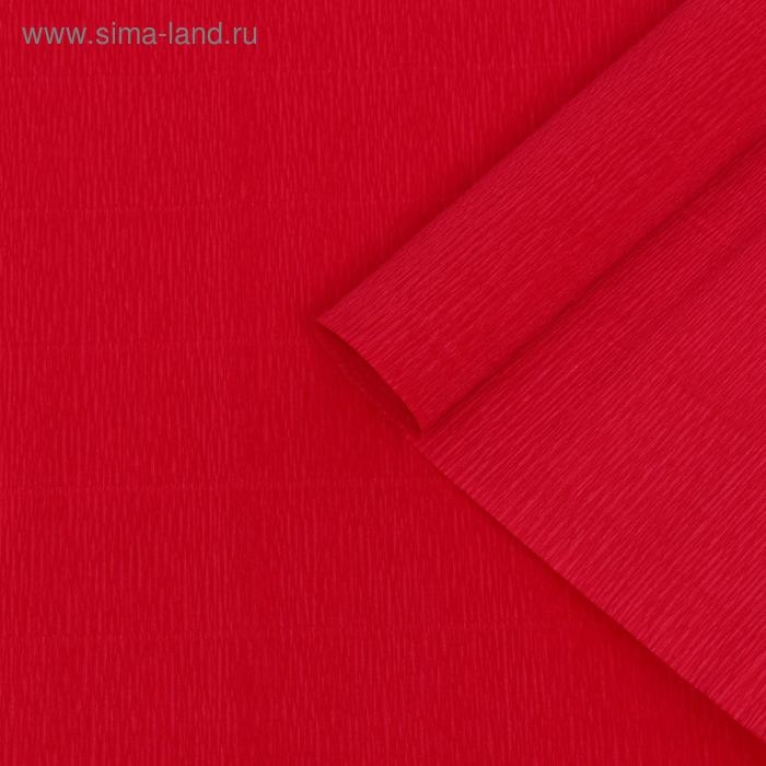 Бумага гофрированная, 980 Бумага гофрированная, 980 "Красно-оранжевая (мандариновая)", 0,5 х 2,5 м