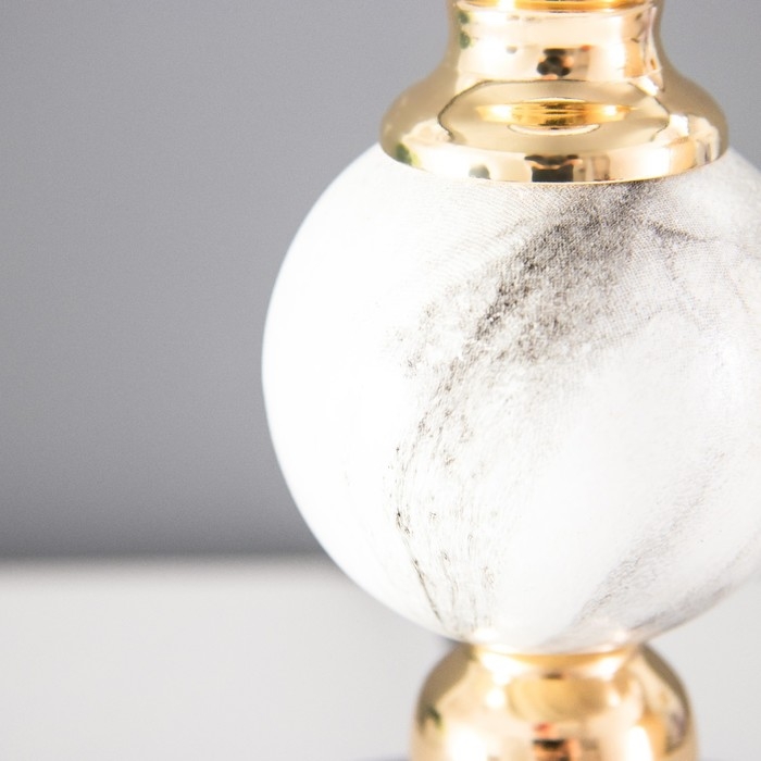 Настольная лампа Настольная лампа "Лианелия" Е27 40Вт черно-золотой 25х24х41 см RISALUX