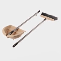 Набор для уборки 26х22,5х86см "Ленивка люкс" складной, цвет бежевый