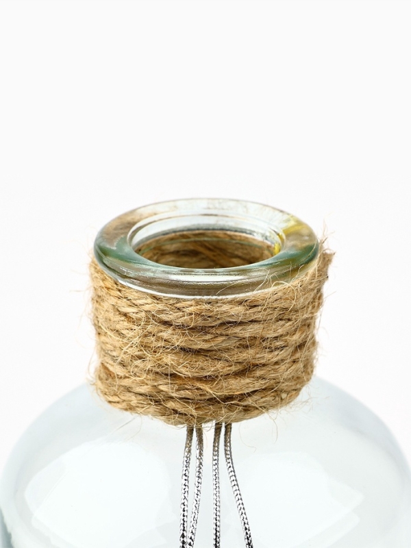 Ваза для цветов, прозрачная, 250 мл.