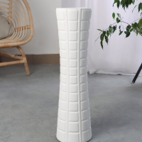 Ваза керамика напольная "Энтрикен" 58х15 см, белый Ваза керамика напольная "Энтрикен" 58х15 см, белый