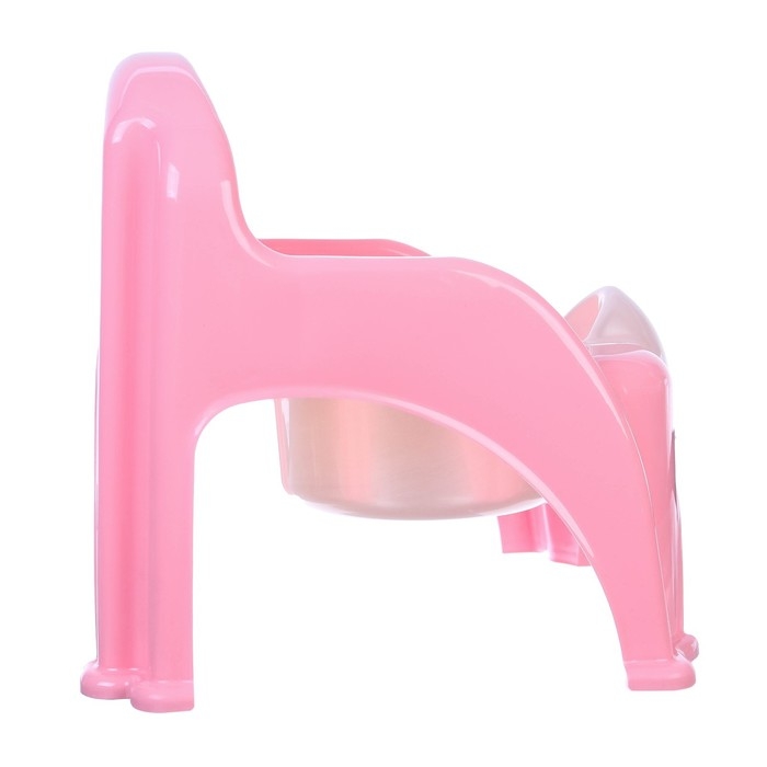 Горшок детский «Утенок» светло-розовый / белый 310х295х280мм Горшок детский «Утенок» светло-розовый / белый 310х295х280мм