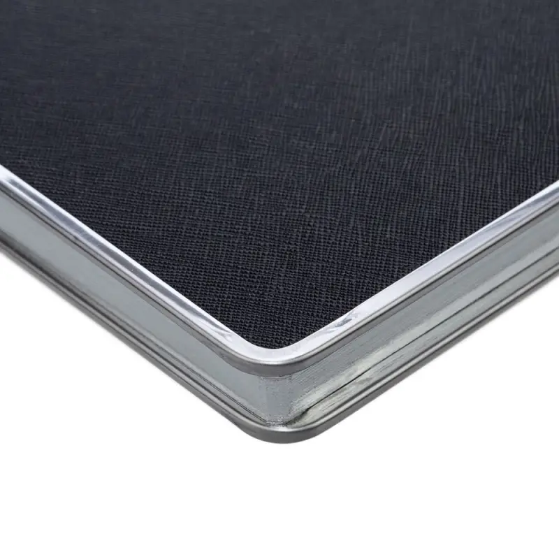 Ежедневник Frame Metal, недатированный, черный