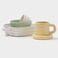 Форма для запекания Доляна &laquo;Зефир&raquo;, 38&times;22&times;6 см, прямоугольная, керамика, белая