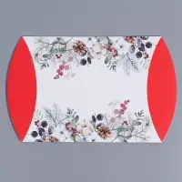 Коробка новогодняя складная фигурная &laquo;Акварель&raquo;, 19 х 14 х 4 см, Новый год