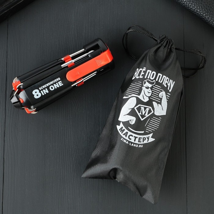 Фонарик-мультитул &laquo;Все по плечу&raquo;, 8 в 1