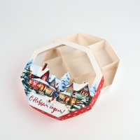 Коробка складная «Тепла и уюта», 29 х 29 х 5 см, Новый год Коробка складная «Тепла и уюта», 29 х 29 х 5 см, Новый год