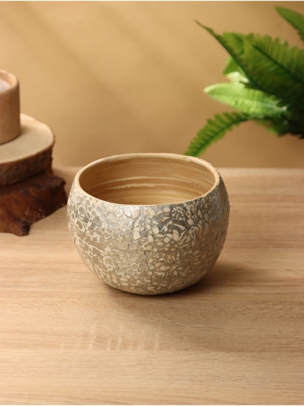 Ваза 15х15х10 см, бамбук