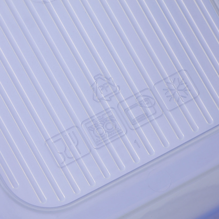 Контейнер для продуктов с паровыпуском, 500 мл, 16&times;11&times;5 см, прямоугольный, цвет микс