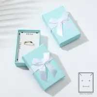 Коробочка подарочная под набор &laquo;Тиффани&raquo;, 5&times;8, голубая, вставка белая