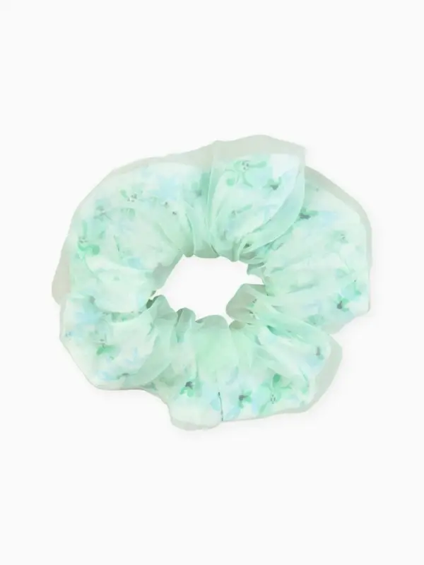 Резинка для волос &laquo;Цветы&raquo; зеленая, Винкс