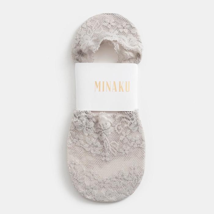 Носки-невидимки женские &laquo;Цветочки&raquo;, размер 36-37 (23 см)