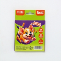 Цветные карандаши, пластик шестигранные 12цв мини ArtFox "Корги"