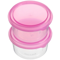 Набор контейнеров для хранения детского питания 8 шт., 50 мл., круглые, с крышками, цвета МИКС Набор контейнеров для хранения детского питания 8 шт., 50 мл., круглые, с крышками, цвета МИКС
