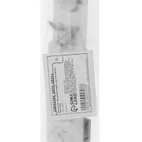 Шпингалет накладной ТУНДРА, прямой, 100 мм, цвет хром