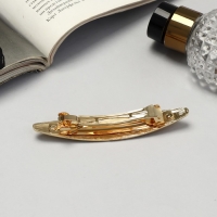 Заколка-автомат для волос "Престиж" текстура, 9,5 см, золото Заколка-автомат для волос "Престиж" текстура, 9,5 см, золото