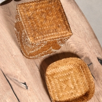 Корзинка плетеная "Морокко" 17х17х25 см