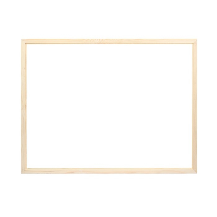 Рама для картин (зеркал) 60 х 80 х 2,6 см, дерево, Berta, белая
