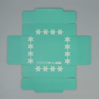 Коробка новогодняя складная «С Новым годом!», 17 х 17 х 7 см Коробка новогодняя складная «С Новым годом!», 17 х 17 х 7 см