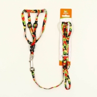 Комплект "Камуфляж", ОШ 16,5-27, ОГ 21-35 см, 120 х 1 см, капрон, красно-чёрно-зеленый