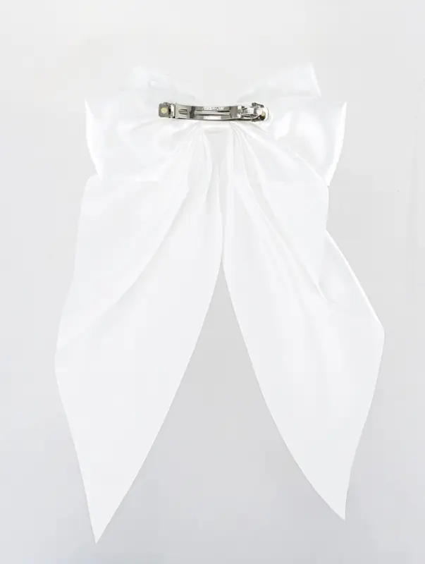 Заколка-автомат для волос "Абель" 35х19 см, белый