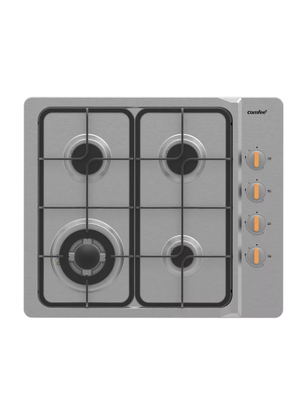 Газовая варочная панель CGH603X, 4 конфорки, WOK, нерж сталь