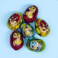 Яйца шоколадные "Динозавр", 75 г Яйца шоколадные "Динозавр", 75 г